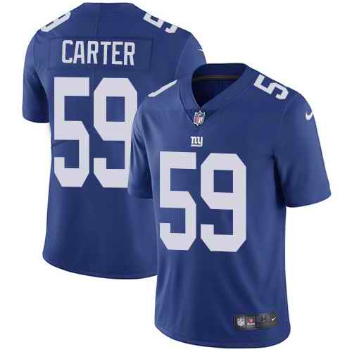 Nike Men & Women & Youth Giants 59 Lorenzo Carter Royal NFL Vapor Untouchable Limited Jersey,We sell and wholesale Nike Men & Women & Youth Giants 59 Lorenzo Carter Royal NFL Vapor Untouchable Limited Jersey on line form chian!